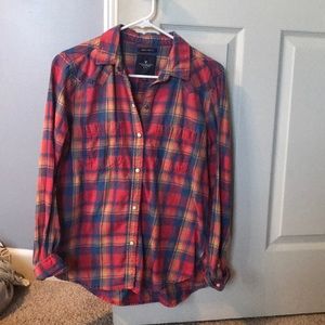 American eagle boyfriend fit flannel